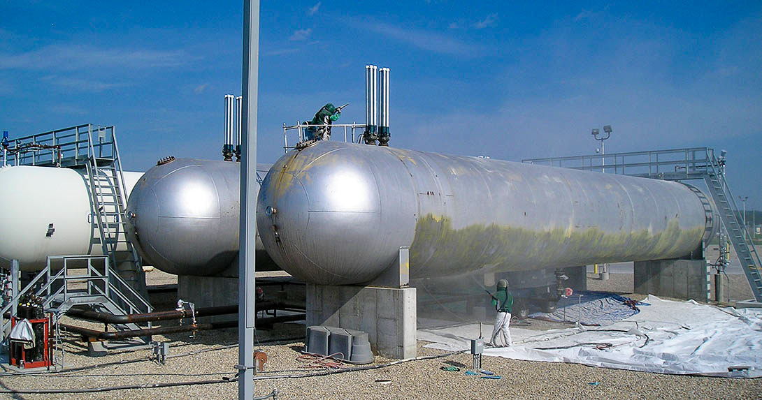Industrial Exterior Tank Coating Allen Blasting and Coating
